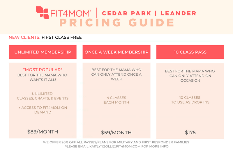 Fit4mom membership cost sales